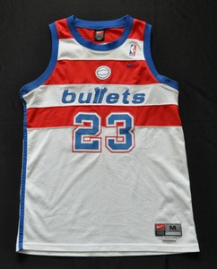 michael jordan washington bullets jersey