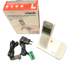 VTech DECT LS1050 Telefon Schnurlos Weiß Anrufbeantworter Gebraucht Gut R1615