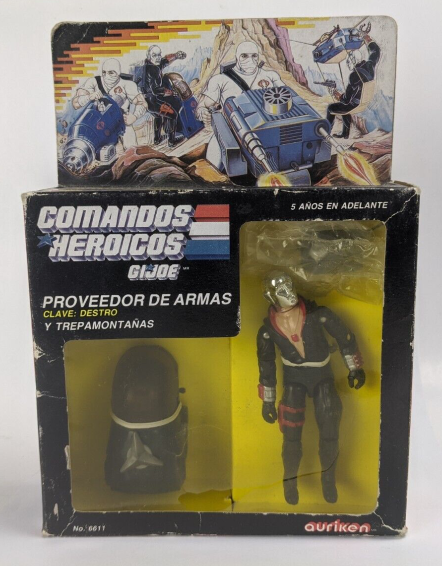 1985 Mexico Auriken Gijoe Destro & Pack Special Set Boxed Unused