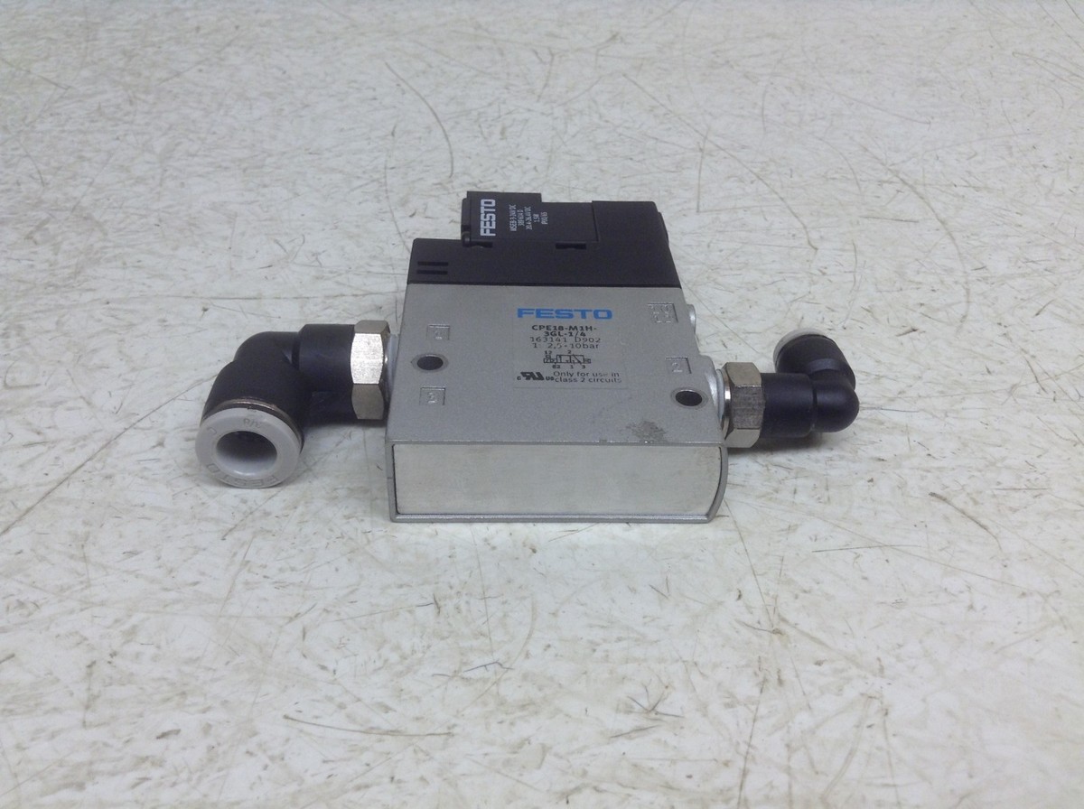 Componente Automazione Industriale Elettrovalvola Festo CPE18 M1H 3GL 1/4   1 Pezzo Nuovo, Per Automazione Pneumatica Industriale Motore 188a8000