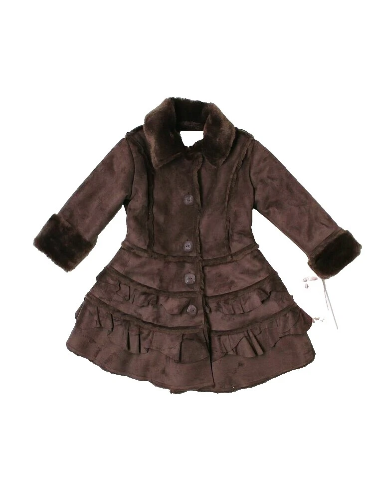Basic Coats Brown Size 10 Outerwear for Girls