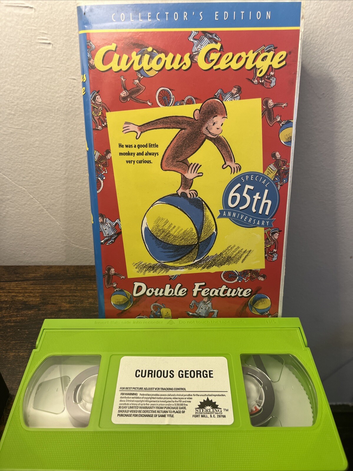 Curious George Double Feature 65th VHS: Goes to the Hospital, Comes to ...