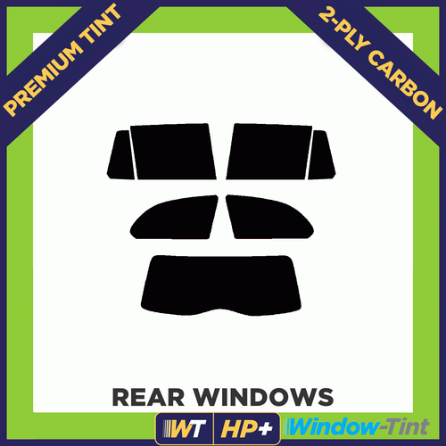 For BMW 5 Series Estate E61 05-09 Carbon Pre Cut Window Tint 35% Light 2-ply - Picture 2 of 10