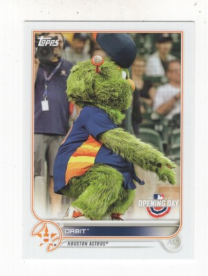 2022 TOPPS OPENING DAY BASEBALL MASCOTS ORBIT HOUSTON ASTROS #M-9