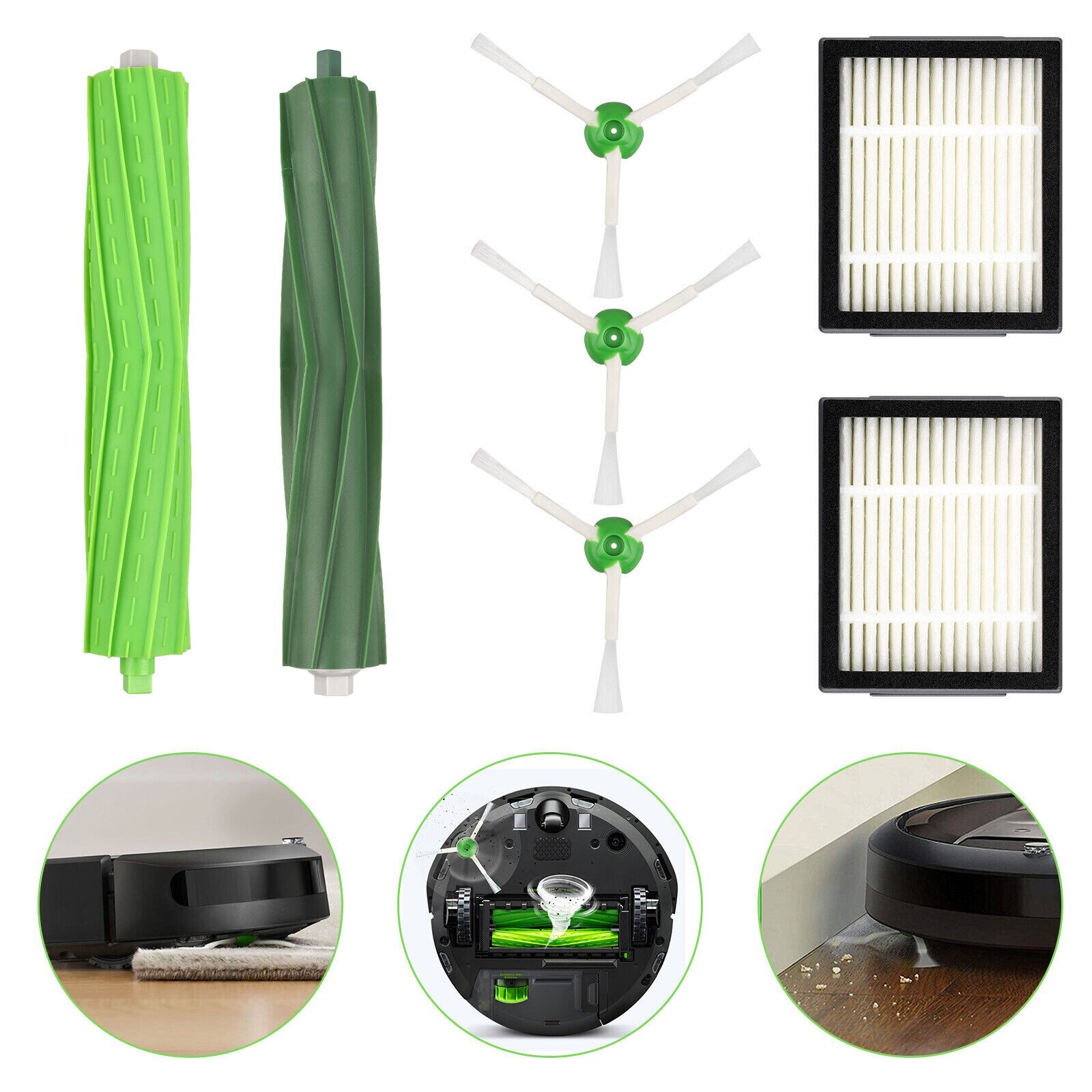 Fit iRobot Roomba i7 Series Replenishment Parts Brush Vacuum Cleaner Accessories