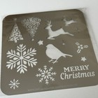 Japanese pastel Nagomi Christmas Winter Stencil,Reusable For Paint, Stamp, Spray