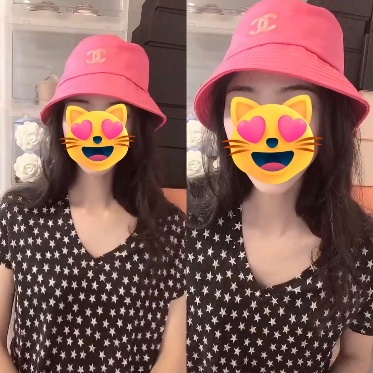 NWT 21P Chanel Pink CC Logo Bucket Hat Fushia/ Orange Size L | eBay
