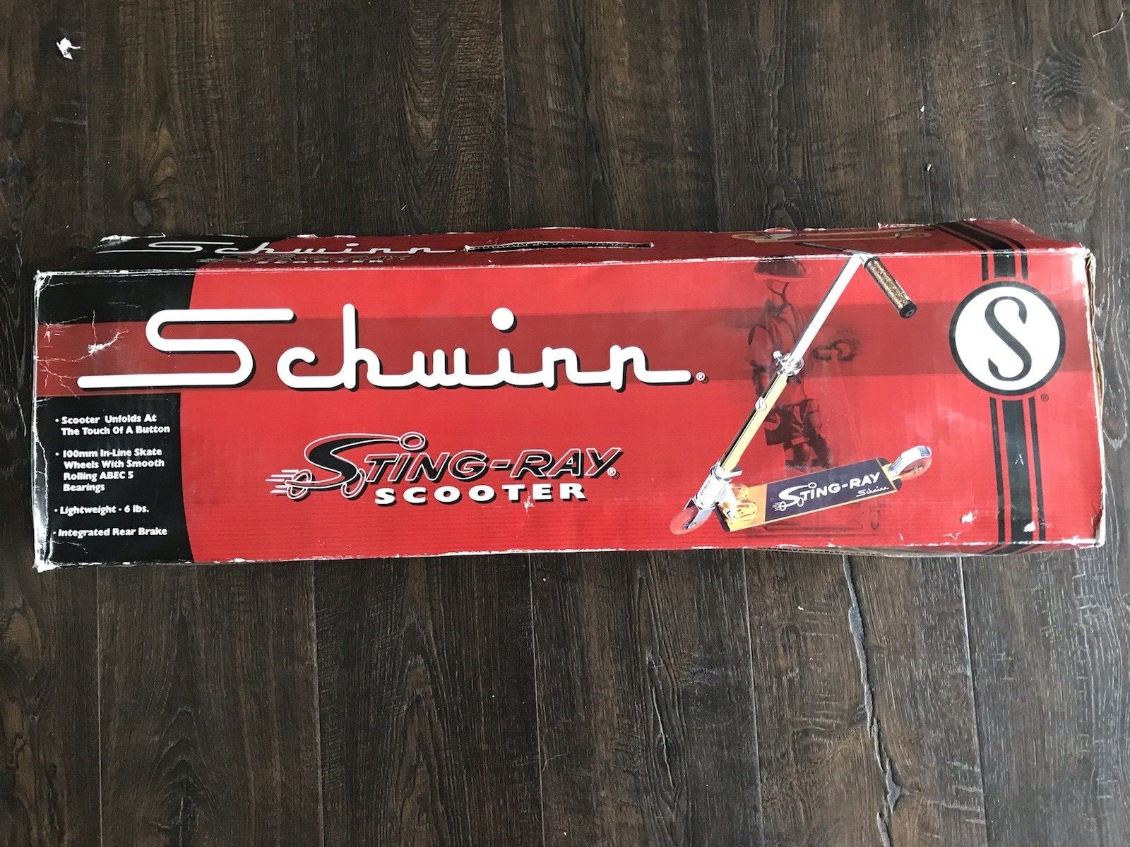 Schwinn Sting-Ray kick Scooter Limited Edition Gold Folds Up