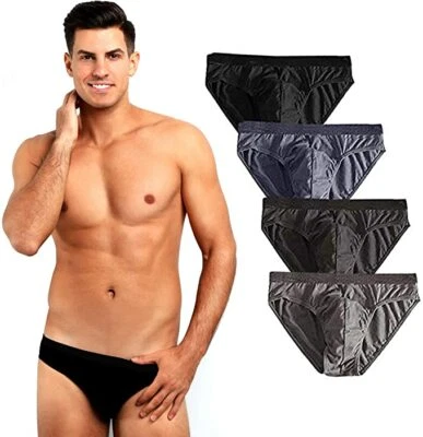 Mens Classic Sports Soft Cotton Underwear Ribbed Slips Fit Briefs Pants S-XL lot