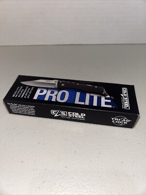 Cold Steel Pro lite Clip Point Folding Knife 3.5 Inch Blade #20NSC