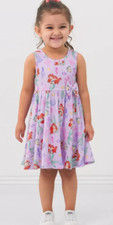 Little Sleepies Disney Part of Her World Ariel Little Mermaid Twirl Dress 3-6 MO