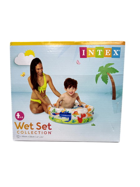 Intex – Aufblasbares Planschbecken Intex Farben + Base 61 X 22 Cm-33 L – 57106-image