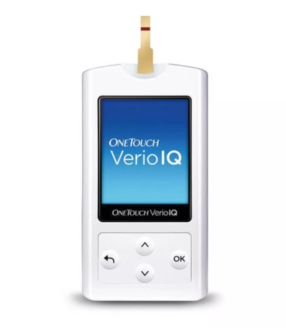 One Touch Verio IQ Blood Glucose Meter -Rechargeable - Single Unit Meter  Only