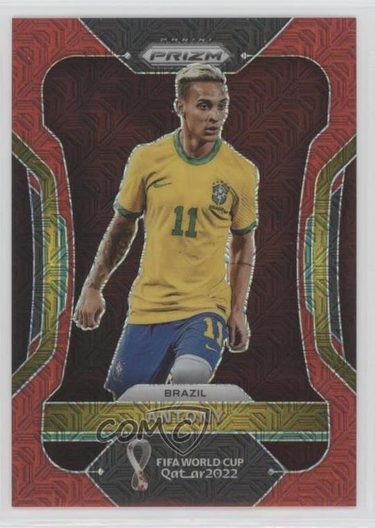 2022 Panini Prizm World Cup Qatar Red Mojo Prizm 57/99 Antony #26 mp7