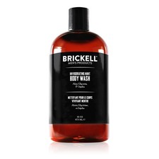 Brickell Men's Invigorating Mint Body Wash for Men, Natural and Organic Deep Cle