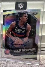2025 Panini Prizm Black Basketball Ausar Thompson 90 Silver Prizm Auto