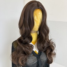 Halloween Long Wavy Mixed Brown Synthetic Hair Heat Resistant Dress Up Wig
