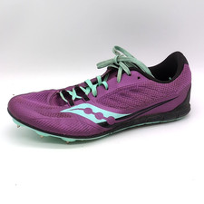 Saucony Sneakers Womens Vendetta Purple 8.5 Track Racing Shoe Cleats S19073-2