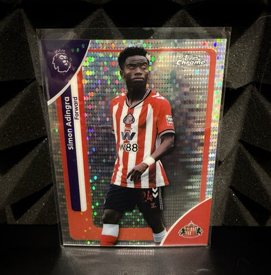 Topps Chrome EPL 2025-26 Simon Adingra Sunderland #168 Pulsar Refractor