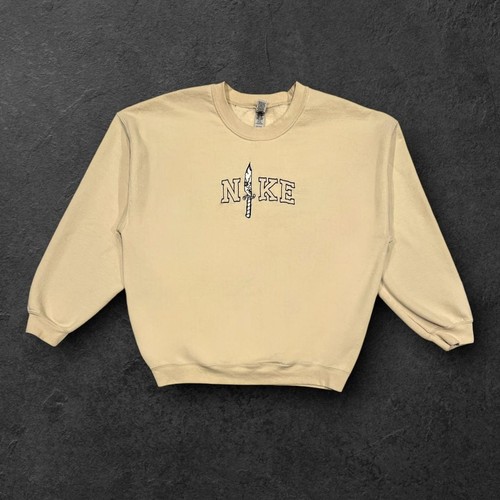 Nike x Chucky Embroidered Halloween Graphic Crewneck Sweatshirt - Picture 1 of 5