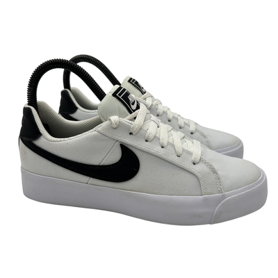 Nike Blazer Low ブラック/ホワイト Nike Blazer Low Shoes Womens Sz 5.5 White Black Canvas Classic
