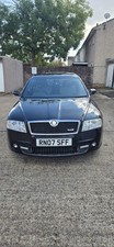 Skoda Octavia vRS 2.0 TDI manual in black.