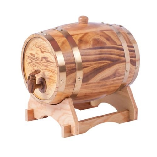 1.5L Oak Aging Barrels Whiskey Barrel Dispenser Home Wine Bucket Whiskey Barr...