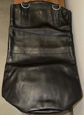 MVP M.V.P. Modest Vintage Black Original Leather Heavy Punching Bag Un-Filled