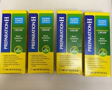 4 Pack Preparation H Hemorrhoidal Cream With Aloe 0.9 oz ea Exp 04/26