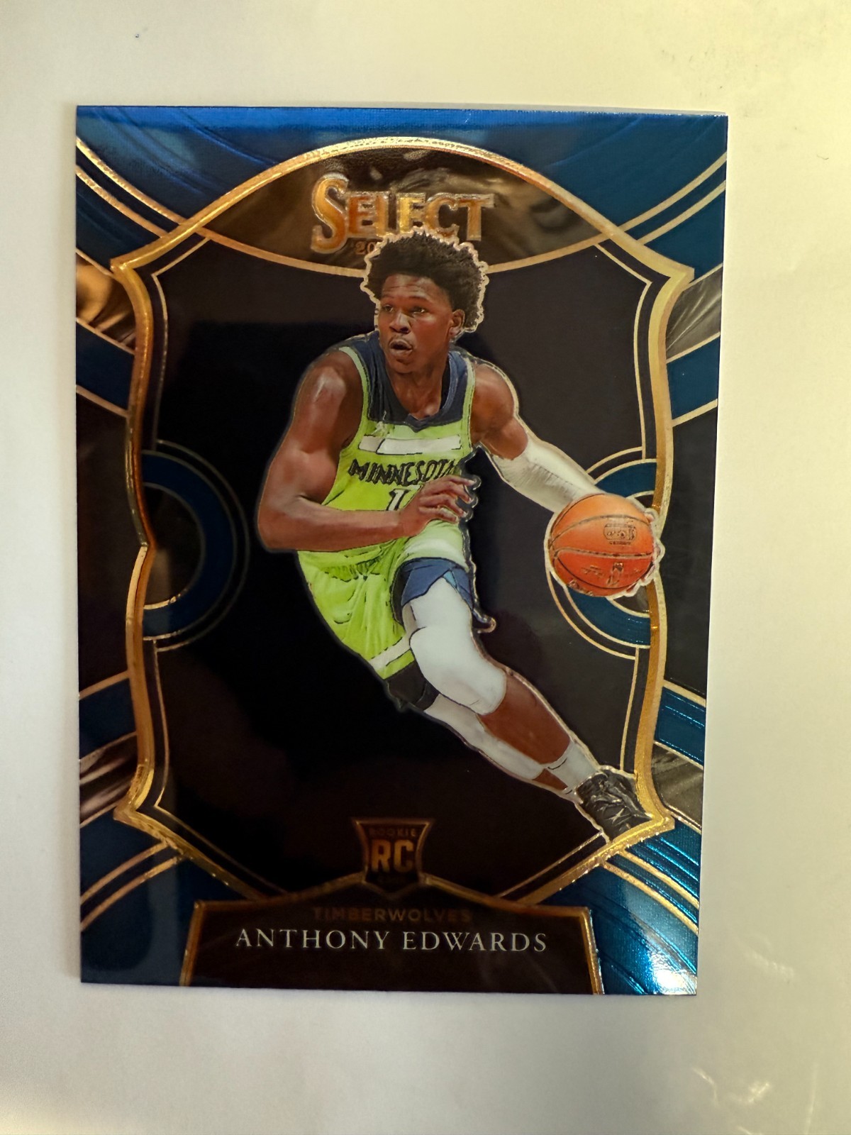 2020-21 Panini Select - Concourse Anthony Edwards #61 Blue (RC)