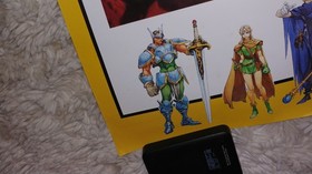 Dungeons & Dragons Shadow of Mystara Arcade Sega Saturn Promo Poster Import JPN