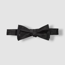 The Men's Store at Bloomingdale's Men's Black Solid Pre-Tied Silk Bow Tie