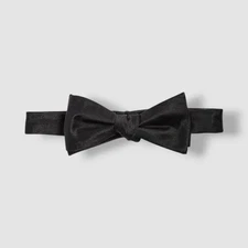 The Men's Store at Bloomingdale's Men's Black Solid Pre-Tied Silk Bow Tie
