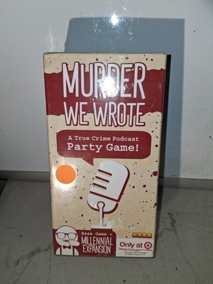 Murder We Wrote KESS Expanded Party Game True Crime Podcast 150 Cards New 