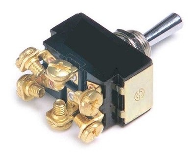Grote 82-2110 Toggle Switch, 20 Amp, 6 Screw, Mom On/Off/Mom On