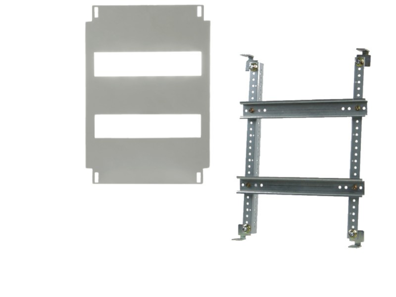 Châssis avec plastron 24 modules pour coffret Solera Polibox 300x400mm