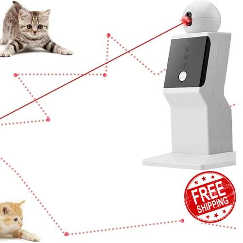 Automatic Cat Laser Toy USB Rechargeable 360° Rotating LED Pet Robot
Opens in a new window or tab