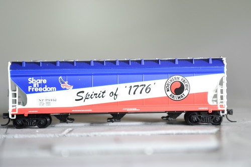 56023 ESCALA N INTERMOUNTAIN NSE NSC CARRERA ESPECIAL SERIE BICENTENARIO TOLVA CUBIERTA | Condition: Used