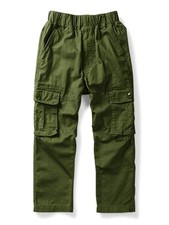 Boys Elastic Waist Cargo Pant Camouflage Cotton Casual Multi Pockets Trousers