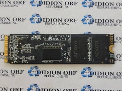 ADATA 480GB M.2 NVMe 2280 SSD SX8200NP, Grade A SKU 25345