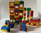 LEGO DUPLO Vintage Set includes People Horse Vehicles Blocks Original Bag 1986