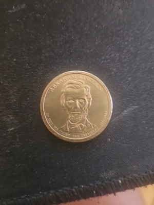 RARE $1 ABRAHAM LINCOLN 16TH President (1861-1865) 2010 (D) US One Dollar Coin