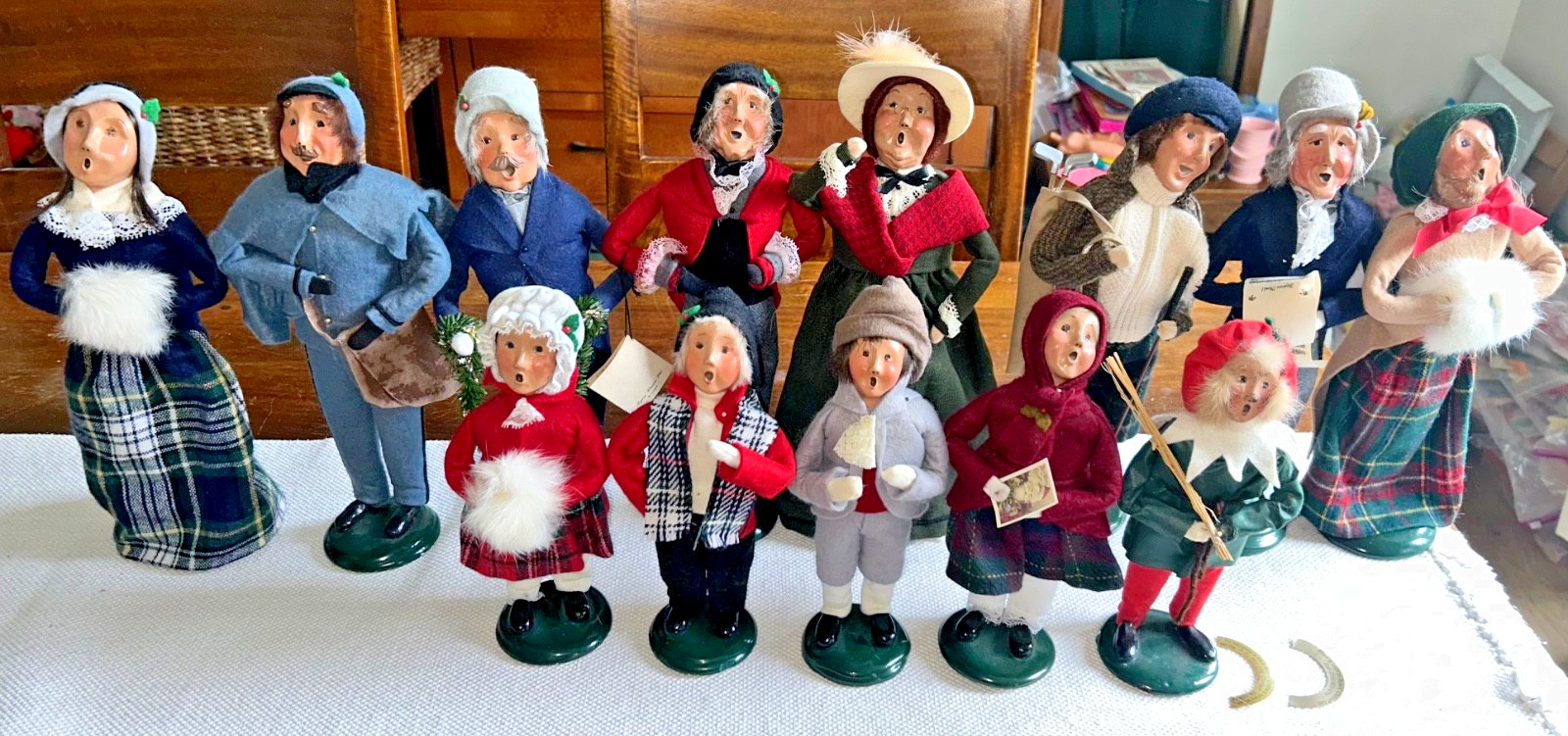 Vintage Lot of 13 Buyers Choice Ltd The Carolers~1988-2001 Christmas Figures