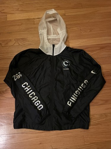 Nike Windrunner Jacket Chicago Marathon Finisher Womens Medium Running 2019