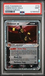 Umbreon ex 112/115 EX Unseen Forces Holo Ultra Rare