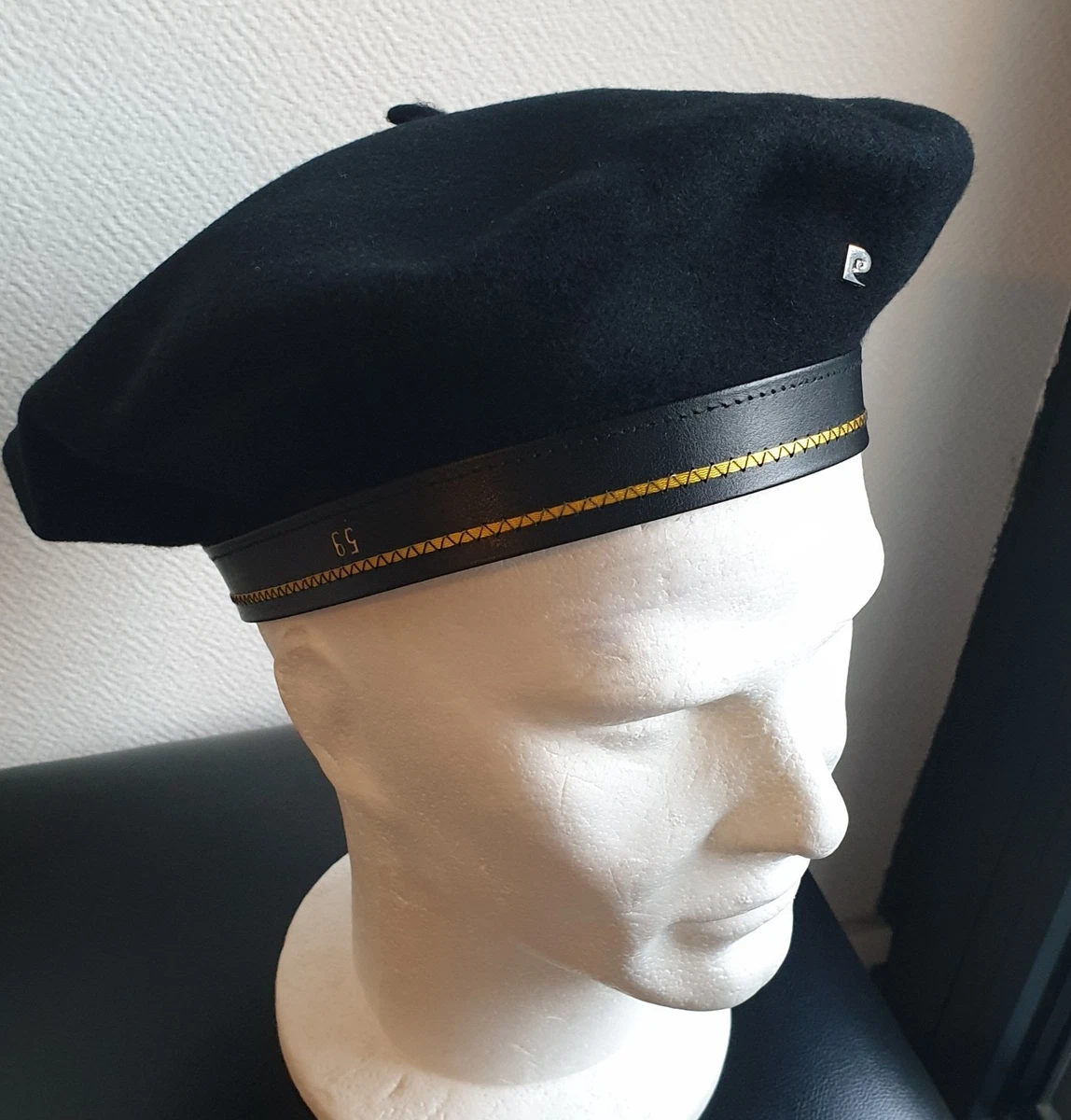 Chapeau Melon Pierre Cardin Marron - Taille 56, Occasion En Très Bon état, Pour Homme