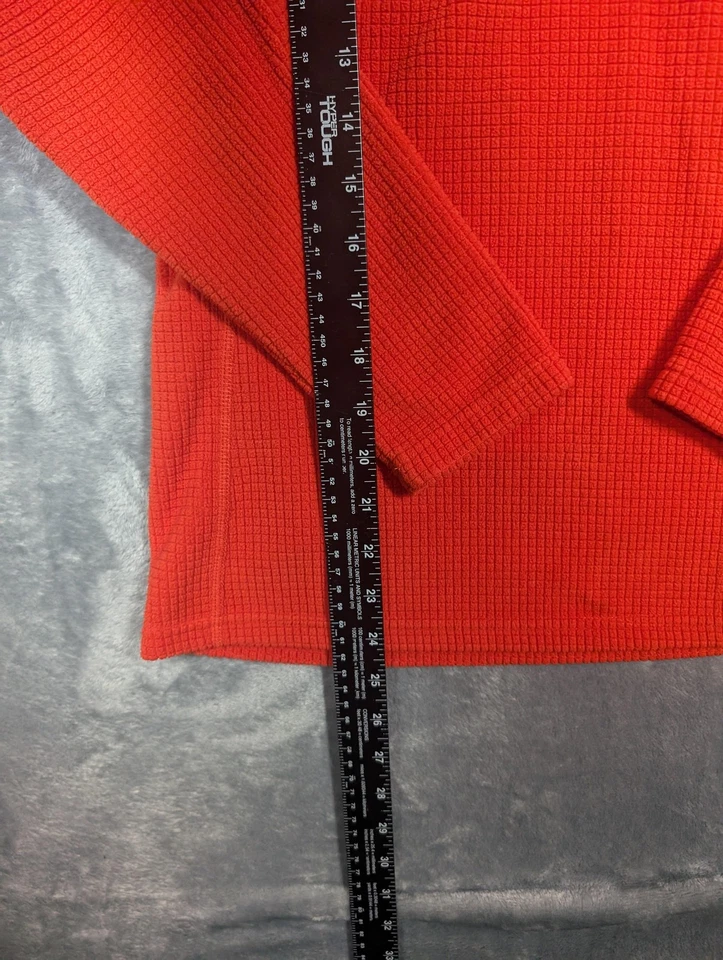 Pullover Orvis Trout Bum para mujer XS rojo cuarto cremallera rejilla polar pesca con mosca Foto 2 de 4