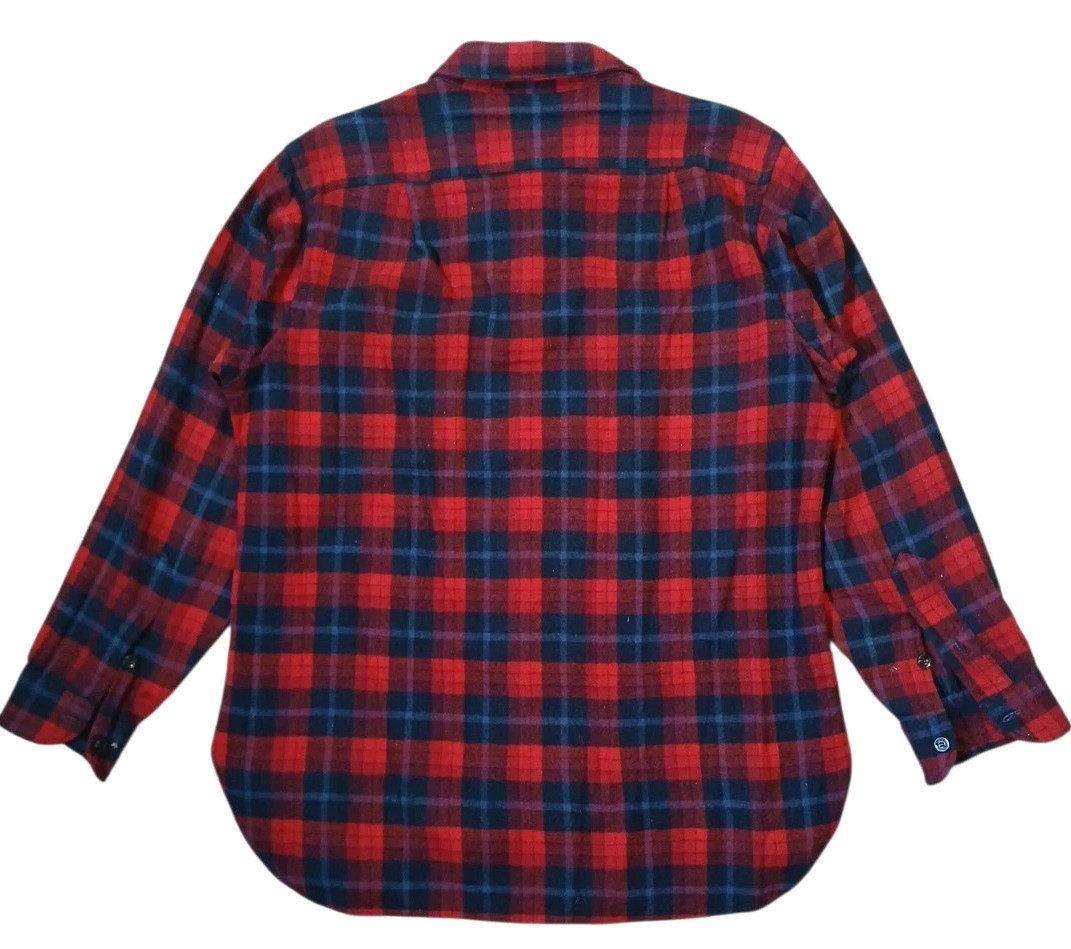 PENDLETON Size Large Multicolor Plaid Wool Outdoo… - image 2