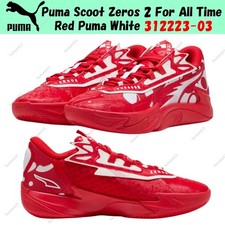 Puma Scoot Zeros 2 For All Time Red Puma White 312223-03 Men's Size