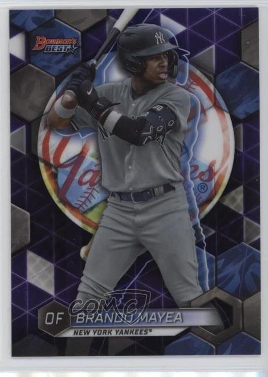 2023 Bowman's Best Top Prospects Purple Refractor /250 Brandon Mayea Brando 0i4k